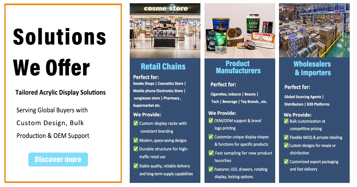 Typical users of our retail cannabis display riser Typical users of our retail cannabis display riser